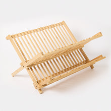 Load image into Gallery viewer, Bamboo Foldable Dish Rack