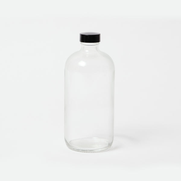 Clear Glass Bottle - 16oz