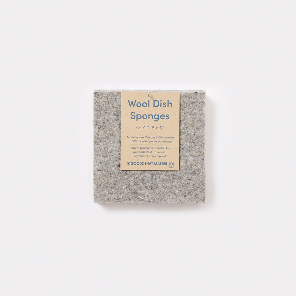 Wool Eco Dish Sponge - 2 Pack