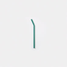 Load image into Gallery viewer, Glass Smoothie Straw - Bent

