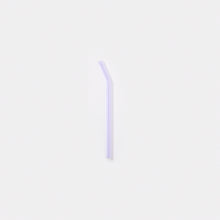 Load image into Gallery viewer, Glass Smoothie Straw - Bent
