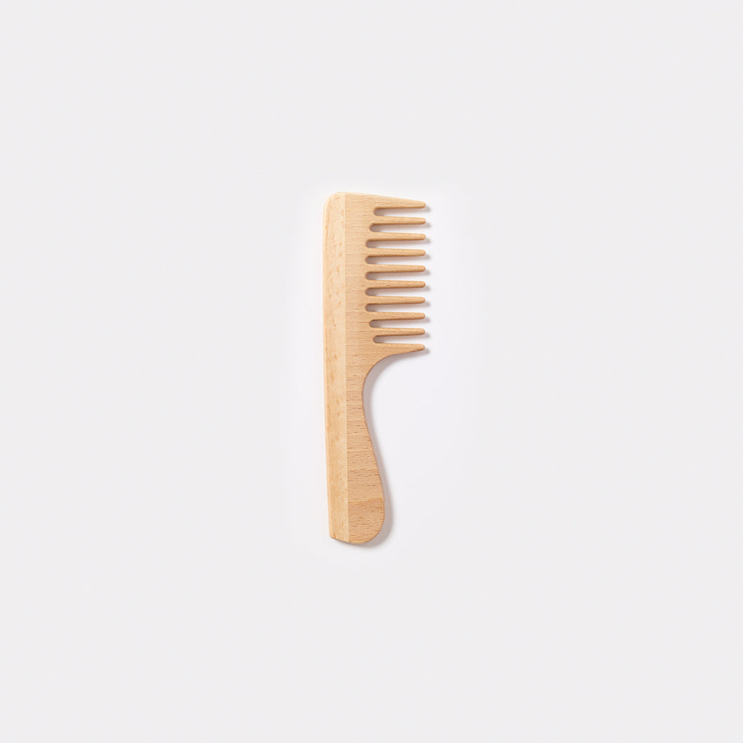 Beechwood Wide Tooth Comb