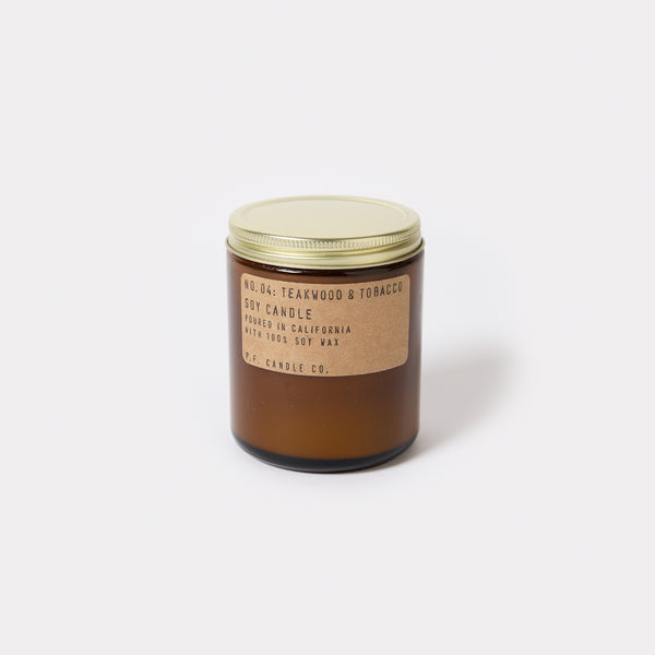 P.F. Candle Co. Soy Candle - Teakwood & Tobacco