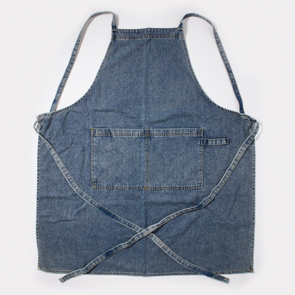 Washed Denim Apron - 100% Cotton