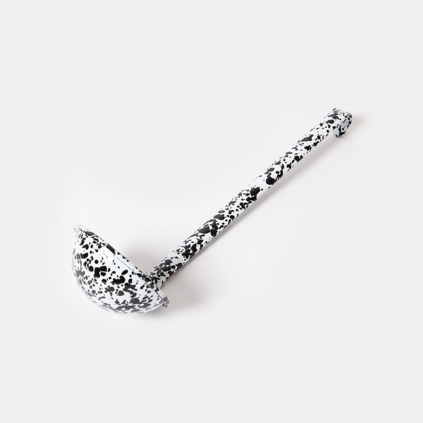 Splatter Enamelware Ladle