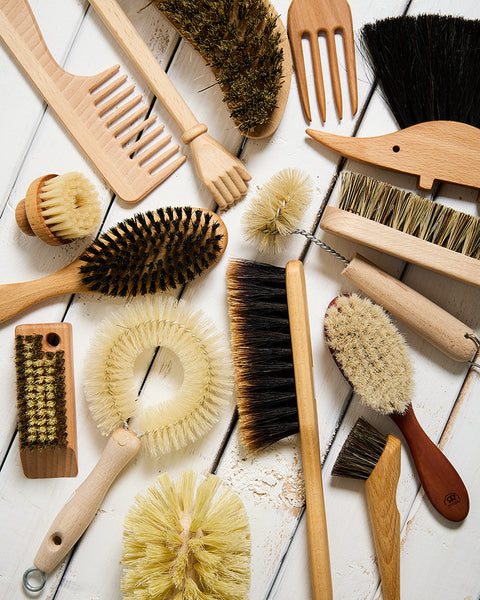 Mini Horsehair Camp Brush