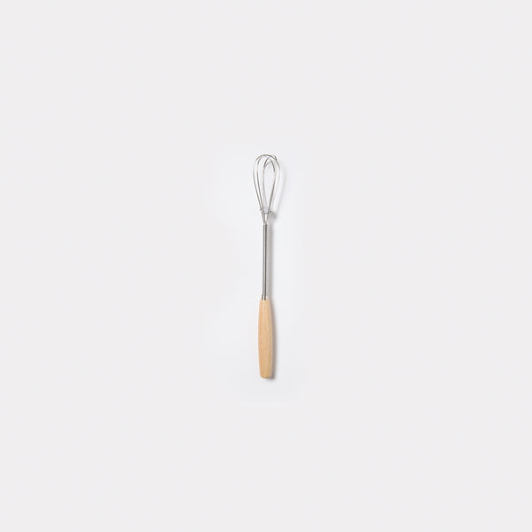 Mini Whisk with Wood Handle