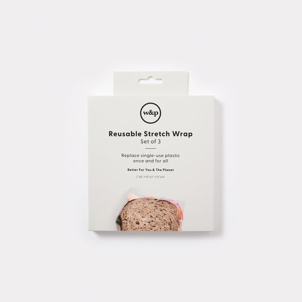 Reusable Silicone Stretch Wrap - 3 Pack