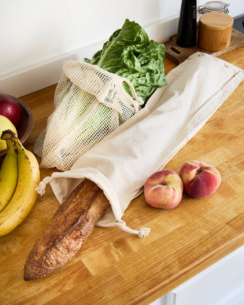 Organic Cotton Baguette Bag