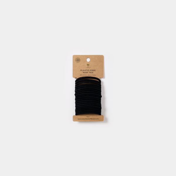 Plastic-Free Hair Ties - 20 Pack