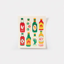 Load image into Gallery viewer, Swedish Dish Cloth - Food Patterns
