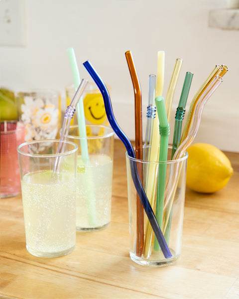 Glass Straw - Squiggle