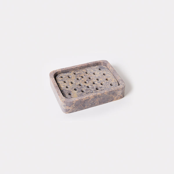 Carved Soapstone Soap Dish