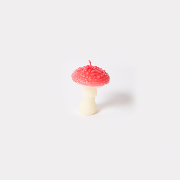 Mushroom Beeswax Candle