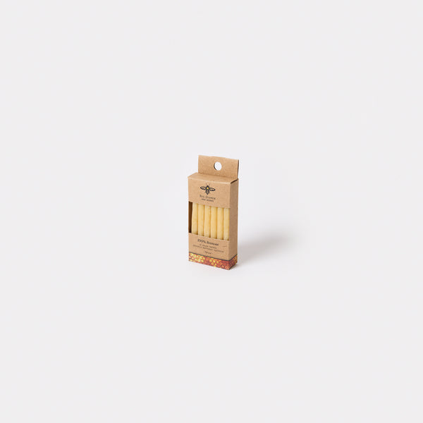 Beeswax Birthday Candles - Set of 12