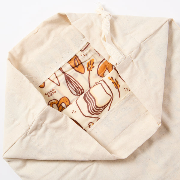 Beeswax Lined Artisan Bread Bag