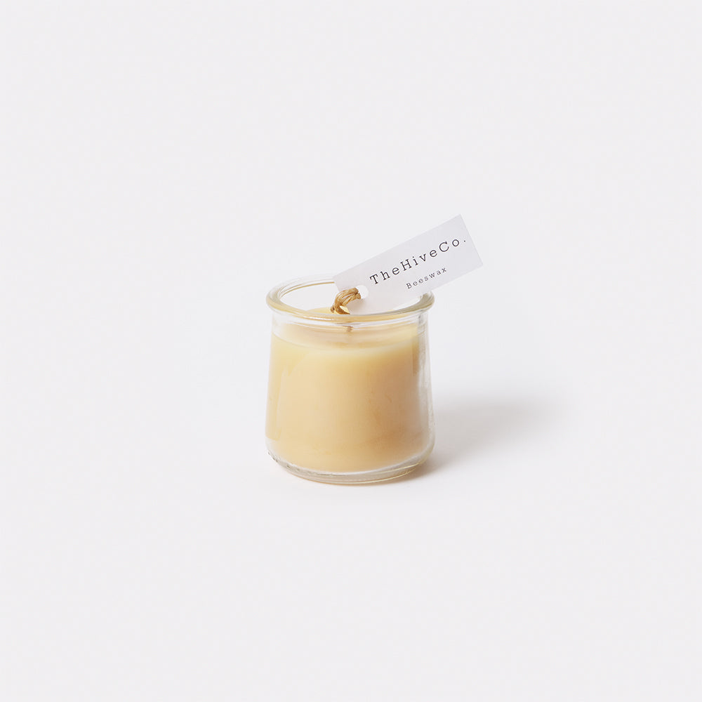 Beeswax Candle - Recycled Jar