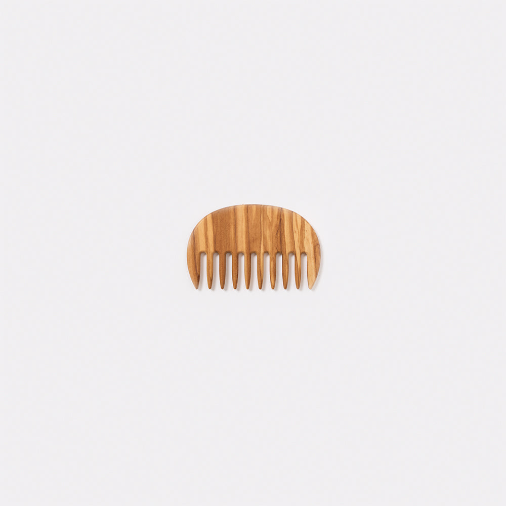 Wide Tooth Comb - Olive Wood