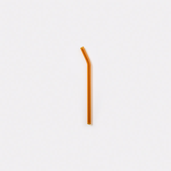 Glass Smoothie Straw - Bent